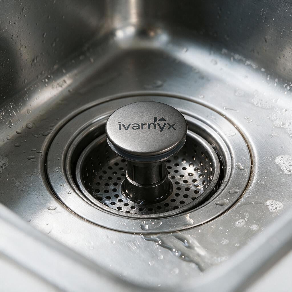 IVARNYX Pop-Up Basin Drain Strainer