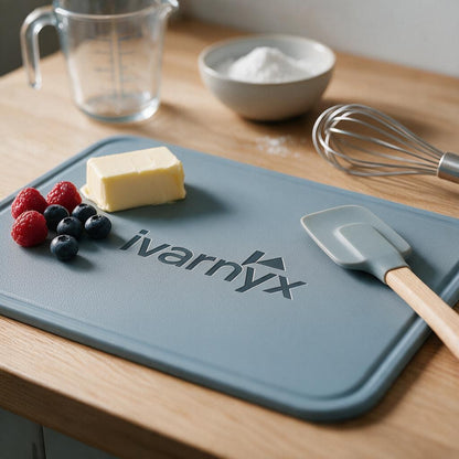 IVARNYX Silicone Utensil Rest & Heat Trivet Mat