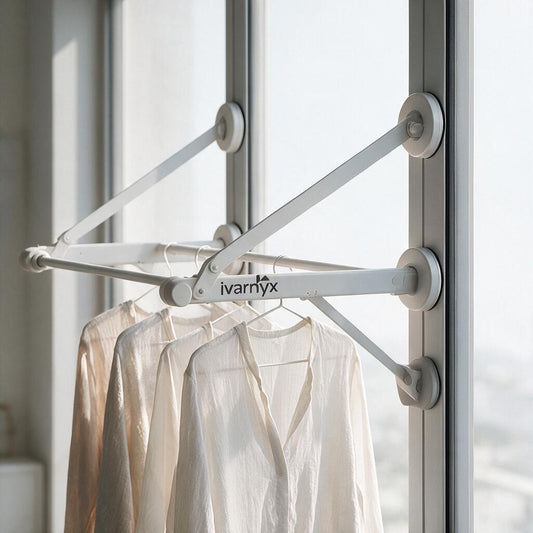 IVARNYX Removable Window Drying Rack