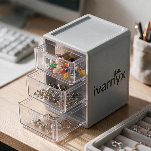 IVARNYX Mini Multi-Drawer Desktop Storage Box